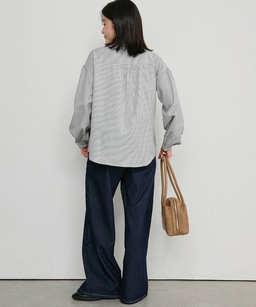 Doux archives(ドゥアルシーヴ)の「【26AW EC先行予約】2WAYボウタイブラウス(シャツ/ブラウス・レディース・オフホワイト/モカ/ホワイト×ブラック・FREE)」の7枚目の写真