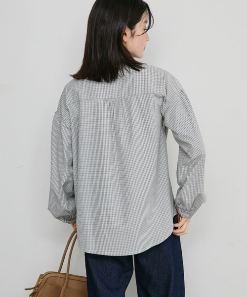 Doux archives(ドゥアルシーヴ)の「【26AW EC先行予約】2WAYボウタイブラウス(シャツ/ブラウス・レディース・オフホワイト/モカ/ホワイト×ブラック・FREE)」の13枚目の写真