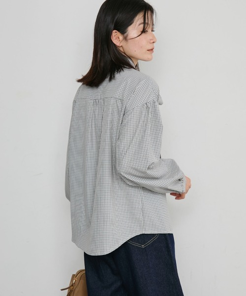 Doux archives(ドゥアルシーヴ)の「【26AW EC先行予約】2WAYボウタイブラウス(シャツ/ブラウス・レディース・オフホワイト/モカ/ホワイト×ブラック・FREE)」の14枚目の写真