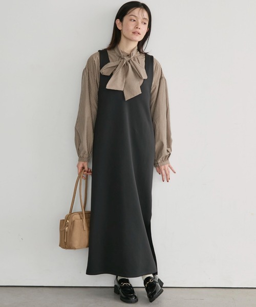 Doux archives(ドゥアルシーヴ)の「【26AW EC先行予約】2WAYボウタイブラウス(シャツ/ブラウス・レディース・オフホワイト/モカ/ホワイト×ブラック・FREE)」の19枚目の写真