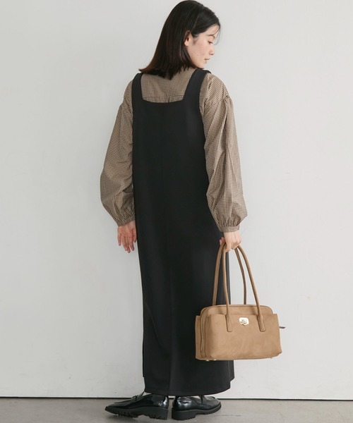 Doux archives(ドゥアルシーヴ)の「【26AW EC先行予約】2WAYボウタイブラウス(シャツ/ブラウス・レディース・オフホワイト/モカ/ホワイト×ブラック・FREE)」の21枚目の写真
