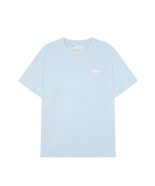 MTTIRE(マティレ)の「Stichi Logo T-shirt / Sky Blue(Tシャツ/カットソー・レディース・その他・LARGE/X-LARGE/SMALL/MEDIUM)」の1枚目の写真