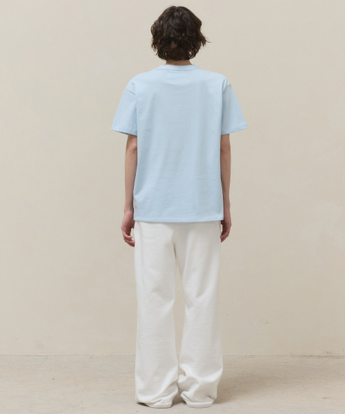 MTTIRE(マティレ)の「Stichi Logo T-shirt / Sky Blue(Tシャツ/カットソー・レディース・その他・LARGE/X-LARGE/SMALL/MEDIUM)」の5枚目の写真