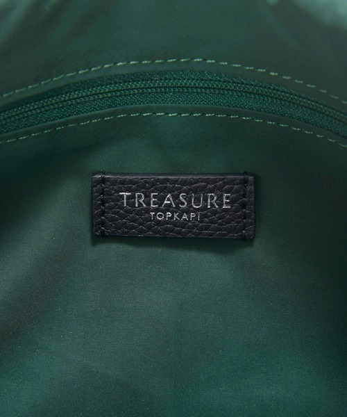 TREASURE TOPKAPI(トレジャートプカピ)の「【TREASURE TOPKAPI】Plie(プリエ) プリーツスカーフドレープ ミニショルダーバッグ(ショルダーバッグ・レディース・ダークブラウン/ブラック/コーラル・FREE)」の16枚目の写真