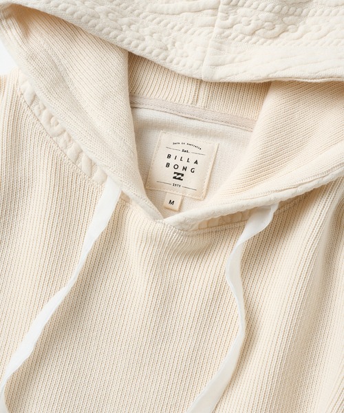 BILLABONG（ビラボン）の「BILLABONG/ビラボン ニットパーカー BG014023（パーカー・レディース・ブラック/アイボリー/ブラウン・M/L）」の10枚目の写真