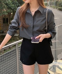 ベーシックルーズシルエットシャツ