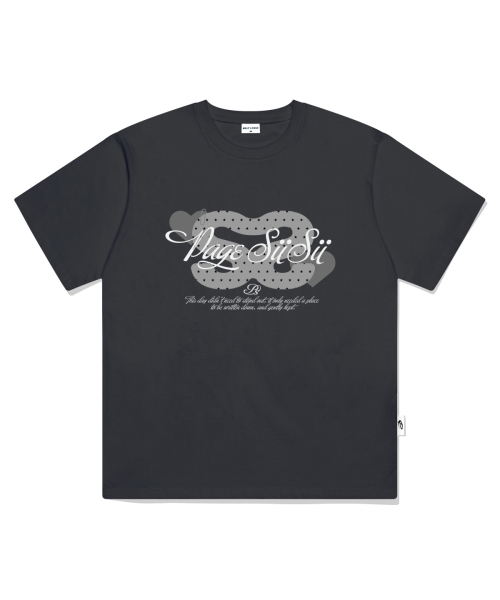 PAGESIISII(ページシシ)の「シシコラージュプリント半袖Tシャツチャコール(Tシャツ/カットソー・レディース・その他・SMALL/MEDIUM/LARGE)」の2枚目の写真
