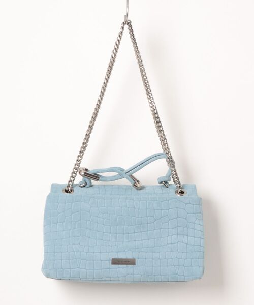 MARC JACOBS(マークジェイコブス)の「SUEDE CROC DUAL BAG/ザ スエード クロコ デュアル コンバーチブル ショルダーバッグ(ショルダーバッグ・レディース・ブルー系その他・ONE SIZE)」の9枚目の写真