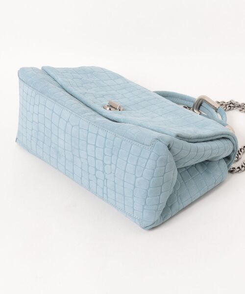 MARC JACOBS(マークジェイコブス)の「SUEDE CROC DUAL BAG/ザ スエード クロコ デュアル コンバーチブル ショルダーバッグ(ショルダーバッグ・レディース・ブルー系その他・ONE SIZE)」の10枚目の写真