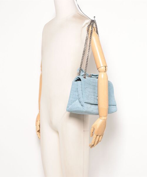 MARC JACOBS(マークジェイコブス)の「SUEDE CROC DUAL BAG/ザ スエード クロコ デュアル コンバーチブル ショルダーバッグ(ショルダーバッグ・レディース・ブルー系その他・ONE SIZE)」の12枚目の写真