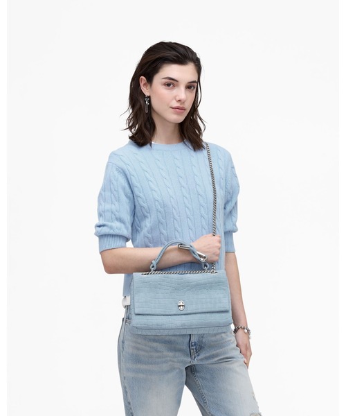 MARC JACOBS(マークジェイコブス)の「SUEDE CROC DUAL BAG/ザ スエード クロコ デュアル コンバーチブル ショルダーバッグ(ショルダーバッグ・レディース・ブルー系その他・ONE SIZE)」の8枚目の写真