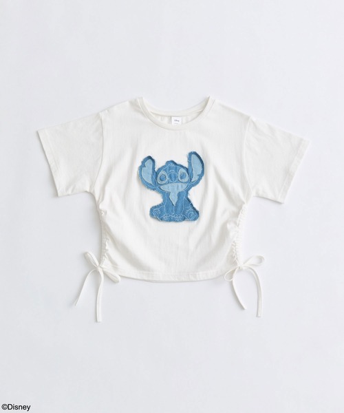 OLIVE des OLIVE(オリーブデオリーブ)の「Stitch ドロストTシャツ(Tシャツ/カットソー・レディース・オフホワイト・FREE)」の1枚目の写真
