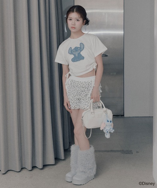 OLIVE des OLIVE(オリーブデオリーブ)の「Stitch ドロストTシャツ(Tシャツ/カットソー・レディース・オフホワイト・FREE)」の10枚目の写真