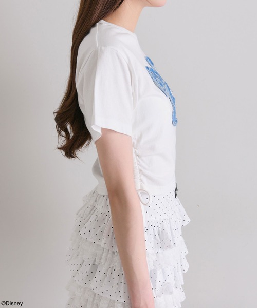 OLIVE des OLIVE(オリーブデオリーブ)の「Stitch ドロストTシャツ(Tシャツ/カットソー・レディース・オフホワイト・FREE)」の17枚目の写真