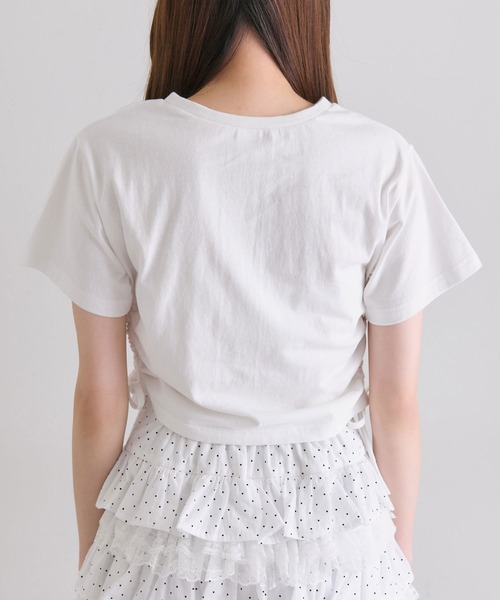 OLIVE des OLIVE(オリーブデオリーブ)の「Stitch ドロストTシャツ(Tシャツ/カットソー・レディース・オフホワイト・FREE)」の18枚目の写真