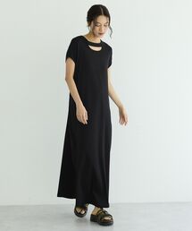 【日本製】ネックスラッシュ2wayカットドレス
