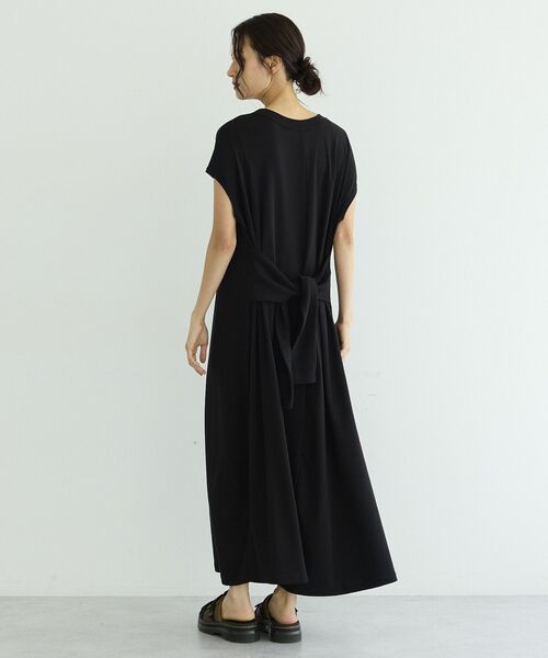 GARAGE OF GOOD CLOTHING(ガレージオブグッドクロージング)の「【日本製】ネックスラッシュ2wayカットドレス(ワンピース・レディース・グレー/ブラック・FREE)」の13枚目の写真