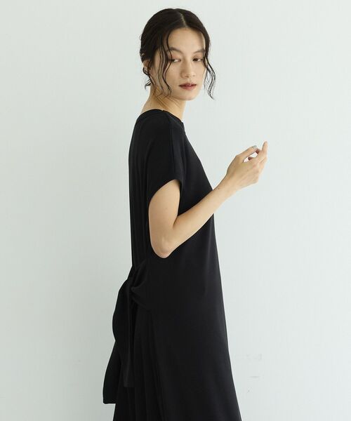 GARAGE OF GOOD CLOTHING(ガレージオブグッドクロージング)の「【日本製】ネックスラッシュ2wayカットドレス(ワンピース・レディース・グレー/ブラック・FREE)」の17枚目の写真