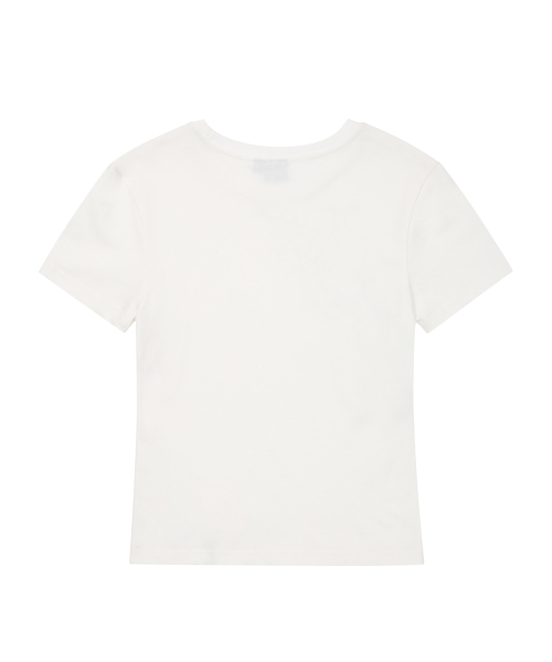 AAKAM(アーカム)の「Snap Gothic Half Top (White)(Tシャツ/カットソー・レディース・その他・1/2)」の2枚目の写真
