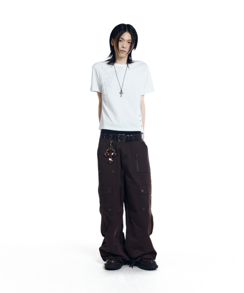 AAKAM(アーカム)の「Snap Gothic Half Top (White)(Tシャツ/カットソー・レディース・その他・1/2)」の9枚目の写真