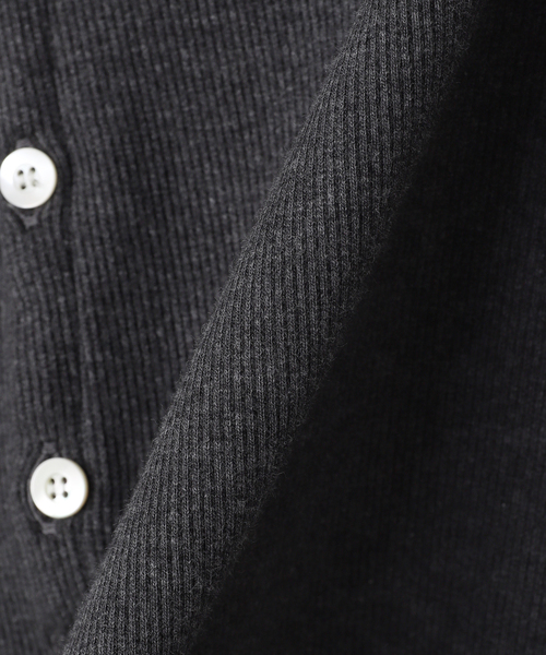 JIEDA（ジエダ）の「JIEDA / ジエダ SWITCHING HENRY NECK L/S（Tシャツ/カットソー・メンズ・ホワイト/チャコールグレー・2/1）」の7枚目の写真