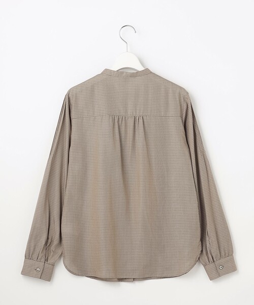 J.PRESS Ladies(J.プレス レディス)の「【WEB限定カラーあり】セルローストラディショナルチェック シャツブラウス(シャツ/ブラウス・レディース・カーキ系3/ベージュ系3/ホワイト系3・XS)」の15枚目の写真