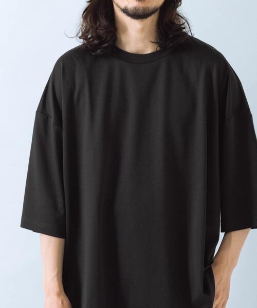 ITEMS URBANRESEARCH(アイテムズ アーバンリサーチ)の「ワイドフィットショートスリーブポンチTシャツ(Tシャツ/カットソー・メンズ・ホワイト/ブラック/チャコールグレー・MEDIUM/LARGE)」の12枚目の写真