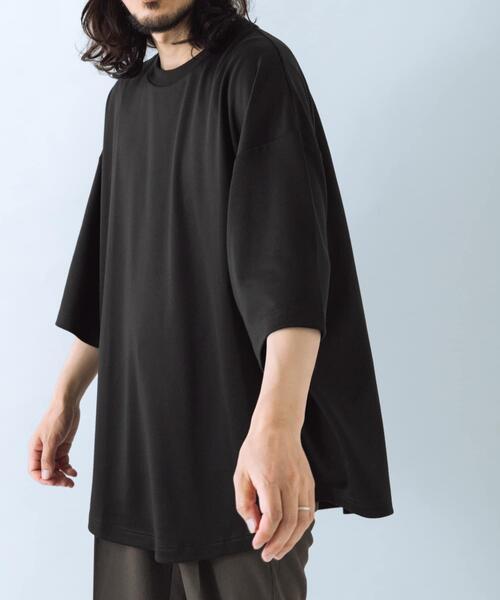 ITEMS URBANRESEARCH(アイテムズ アーバンリサーチ)の「ワイドフィットショートスリーブポンチTシャツ(Tシャツ/カットソー・メンズ・ホワイト/ブラック/チャコールグレー・MEDIUM/LARGE)」の13枚目の写真