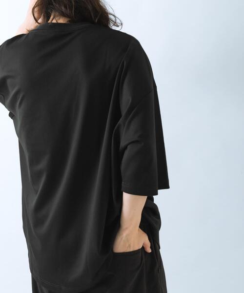 ITEMS URBANRESEARCH(アイテムズ アーバンリサーチ)の「ワイドフィットショートスリーブポンチTシャツ(Tシャツ/カットソー・メンズ・ホワイト/ブラック/チャコールグレー・MEDIUM/LARGE)」の14枚目の写真