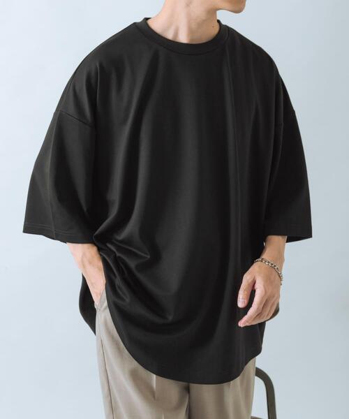 ITEMS URBANRESEARCH(アイテムズ アーバンリサーチ)の「ワイドフィットショートスリーブポンチTシャツ(Tシャツ/カットソー・メンズ・ホワイト/ブラック/チャコールグレー・MEDIUM/LARGE)」の17枚目の写真