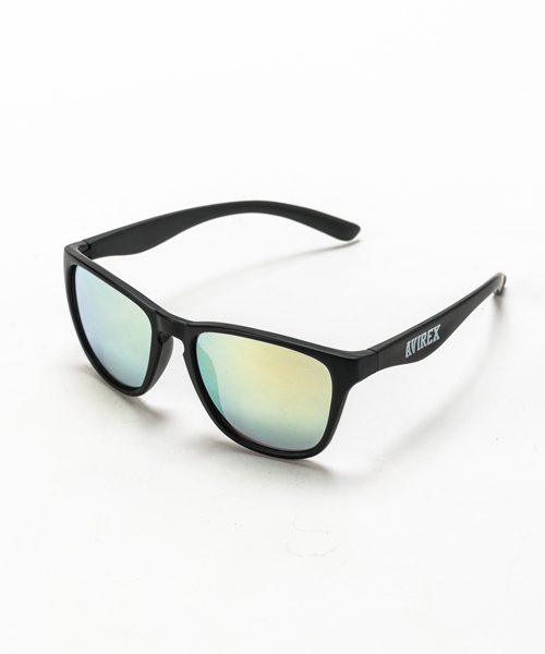 AVIREX(アヴィレックス)の「avirex/ アヴィレックス/ SUNGLASSES WELLINGTON MAT BLACK MIRROR/ サングラス ウェリントン マット ブラック ミラー(サングラス・メンズ・イエロー/ブルー・FREE)」の4枚目の写真