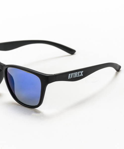 AVIREX(アヴィレックス)の「avirex/ アヴィレックス/ SUNGLASSES WELLINGTON MAT BLACK MIRROR/ サングラス ウェリントン マット ブラック ミラー(サングラス・メンズ・イエロー/ブルー・FREE)」の5枚目の写真
