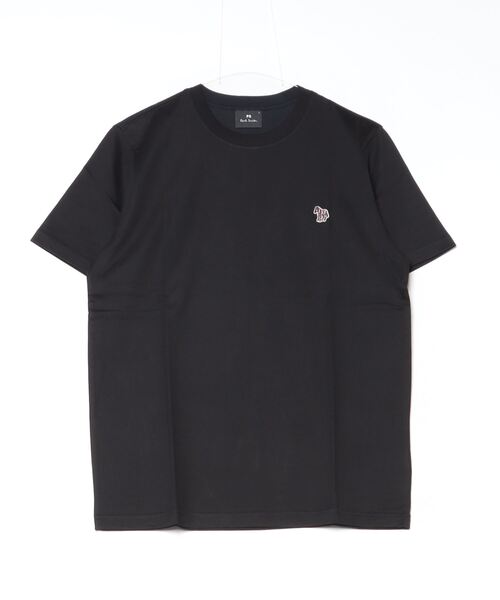 ポール・スミス　Paul Smith　Tシャツ　カットソー　刺繍　黒　ブラック ブランド古着】半袖Tシャツ（Tシャツ/カットソー）｜Paul Smith