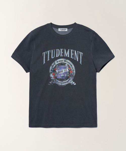 TTUDEMENT（トュードメント）の「TEA CAN GRAPHIC T-SHIRT_CHARCOAL（Tシャツ/カットソー・レディース・その他・FREE）」の2枚目の写真