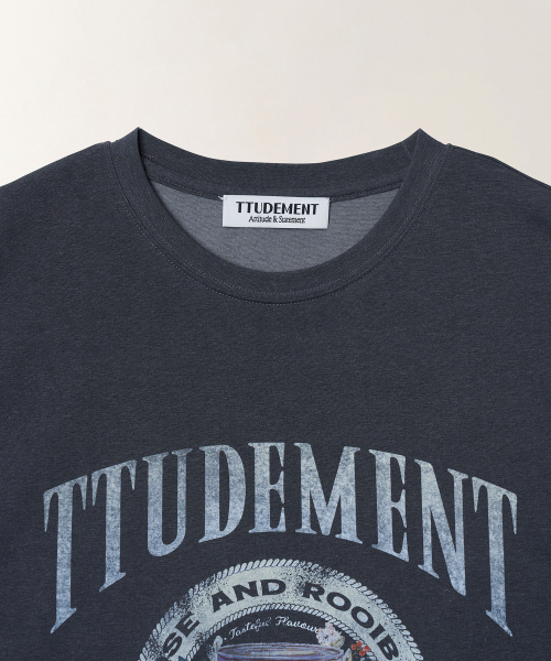 TTUDEMENT（トュードメント）の「TEA CAN GRAPHIC T-SHIRT_CHARCOAL（Tシャツ/カットソー・レディース・その他・FREE）」の4枚目の写真
