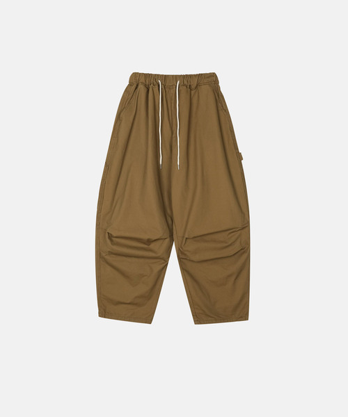 And Again（アンドアゲイン）の「Block Carpenter Pants（その他パンツ・レディース・アイボリー/ブラウン/カーキ/チャコールグレー/ブラック・FREE）」の4枚目の写真