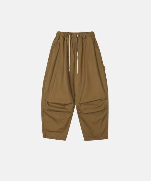 And Again（アンドアゲイン）の「Block Carpenter Pants（その他パンツ・レディース・アイボリー/ブラウン/カーキ/チャコールグレー/ブラック・FREE）」の7枚目の写真