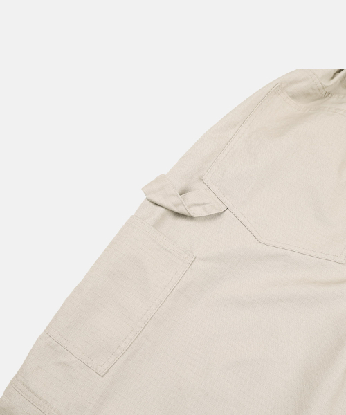 And Again（アンドアゲイン）の「Block Carpenter Pants（その他パンツ・レディース・アイボリー/ブラウン/カーキ/チャコールグレー/ブラック・FREE）」の15枚目の写真