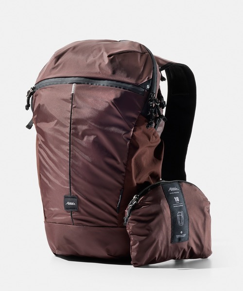 Matador(マタドール)の「Matador/マタドール 18L Packable Backpack/18L パッカブル バックパック(バックパック/リュック・メンズ・ワインレッド/ダークグリーン/ブラック・FREE)」の1枚目の写真