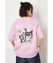 RODEO CROWNS WIDE BOWL（ロデオクラウンズワイドボウル）の「アップリケクラウンロゴTシャツ（Tシャツ/カットソー）」