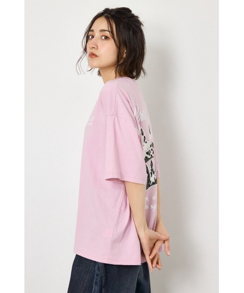 RODEO CROWNS WIDE BOWL（ロデオクラウンズワイドボウル）の「アップリケクラウンロゴTシャツ（Tシャツ/カットソー・レディース・ライトピンク/ブラック/ブラウン/オフホワイト・FREE）」の6枚目の写真