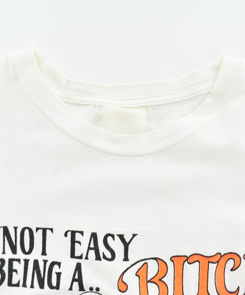 LABORATORY R(ラボラトリーアール)の「【USED】90’s “BITCH” アニマル Tシャツ(Tシャツ/カットソー・メンズ・ホワイト・SMALL)」の6枚目の写真