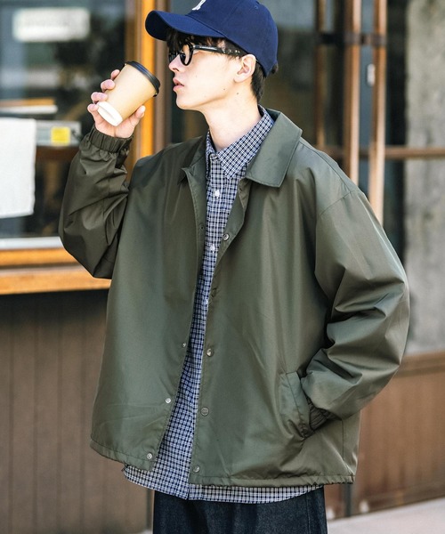 Rocky Monroe(ロッキーモンロー)の「ポリDEWSPO オーバーサイズコーチジャケット(ブルゾン・メンズ・ブラック/ネイビー/カーキ・L/XL/M)」の19枚目の写真