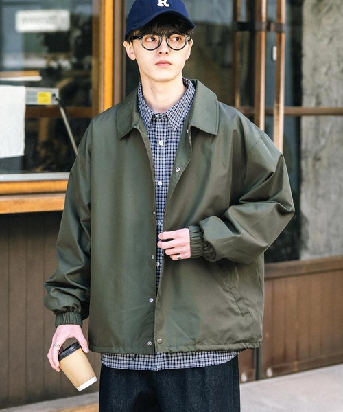 Rocky Monroe(ロッキーモンロー)の「ポリDEWSPO オーバーサイズコーチジャケット(ブルゾン・メンズ・ブラック/ネイビー/カーキ・L/XL/M)」の20枚目の写真