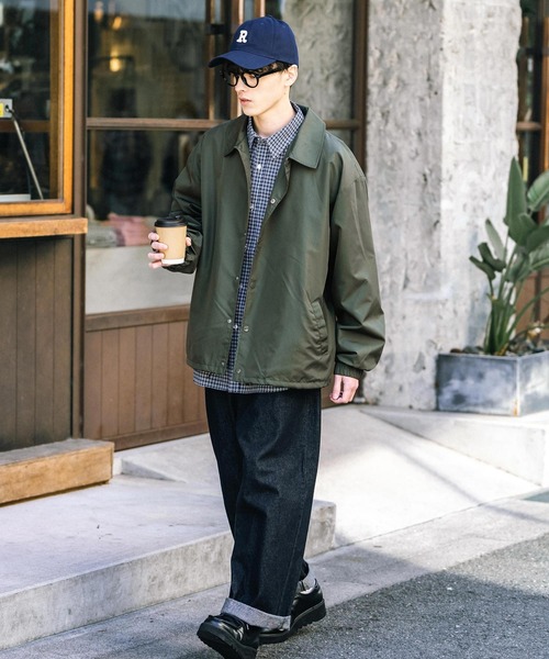 Rocky Monroe(ロッキーモンロー)の「ポリDEWSPO オーバーサイズコーチジャケット(ブルゾン・メンズ・ブラック/ネイビー/カーキ・L/XL/M)」の21枚目の写真