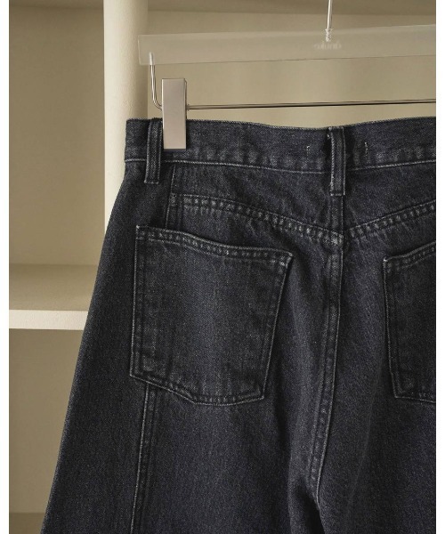 anuke(アンヌーク)の「anuke Panel Black Denim(デニムパンツ・レディース・ブラック・36)」の3枚目の写真