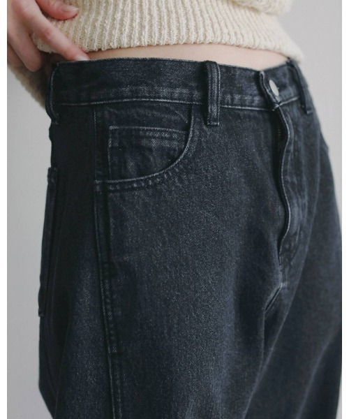 anuke(アンヌーク)の「anuke Panel Black Denim(デニムパンツ・レディース・ブラック・36)」の5枚目の写真