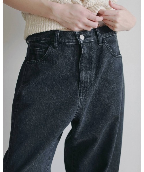 anuke(アンヌーク)の「anuke Panel Black Denim(デニムパンツ・レディース・ブラック・36)」の8枚目の写真