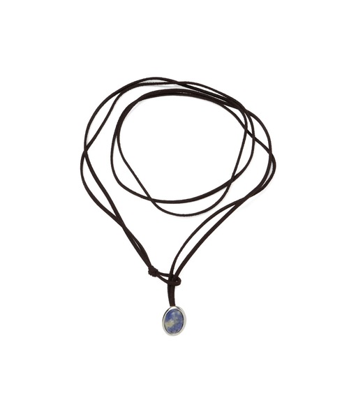 ROSE BUD（ローズバッド）の「STONE LEATHER CODE NECKLACE（ネックレス・レディース・ブラウン/イエロー・ONE SIZE）」の8枚目の写真