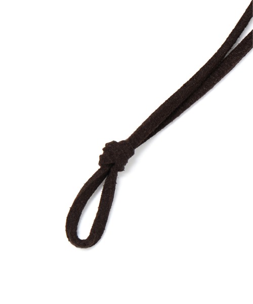 ROSE BUD（ローズバッド）の「STONE LEATHER CODE NECKLACE（ネックレス・レディース・ブラウン/イエロー・ONE SIZE）」の6枚目の写真
